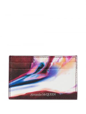 Usnjena denarnica s potiskom Alexander Mcqueen