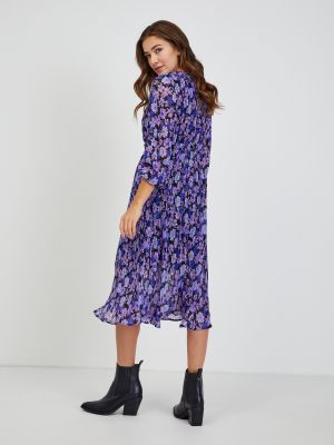 Kvetinové šaty Orsay fialová