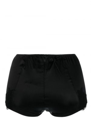 Pantalon culotte en dentelle Dolce & Gabbana noir