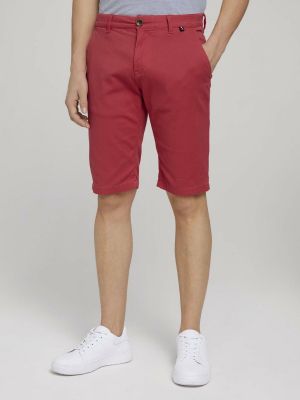 Pantalon chino Tom Tailor rouge