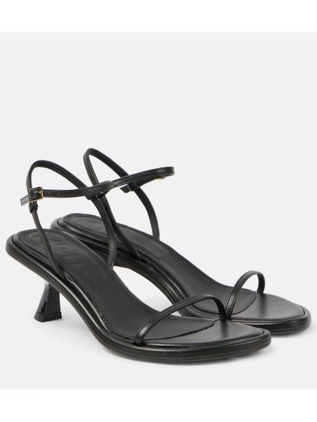 Sandali di pelle Souliers Martinez nero