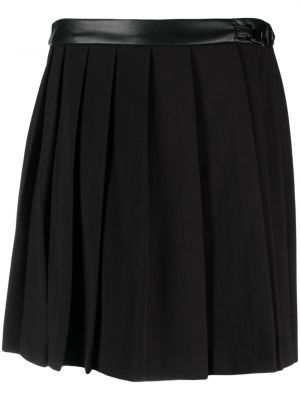 Plisirana mini suknja Dkny crna