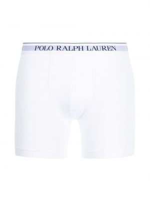 Boxershorts mit stickerei mit v-ausschnitt Polo Ralph Lauren weiß