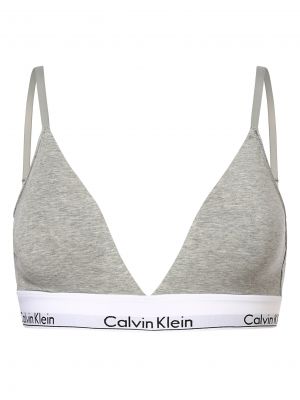 Сутиен bandeau Calvin Klein сиво