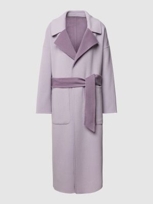 Płaszcz wełniany Calvin Klein Womenswear fioletowy