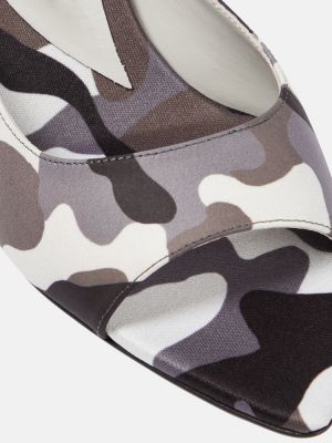 Pantolette mit camouflage-print Gia Borghini