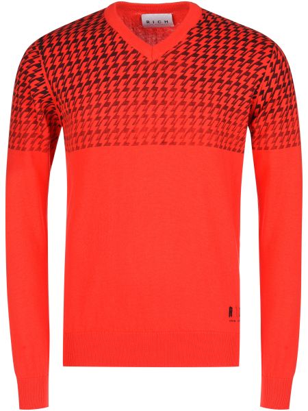 Красный пуловер John Richmond