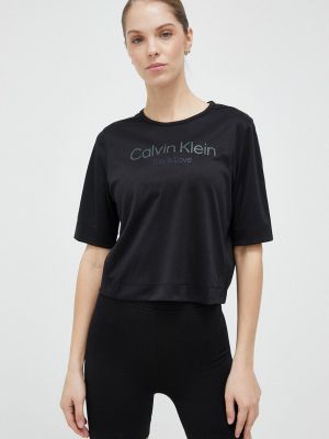 Tréninkové tričko Calvin Klein Performance Pride   - Černá