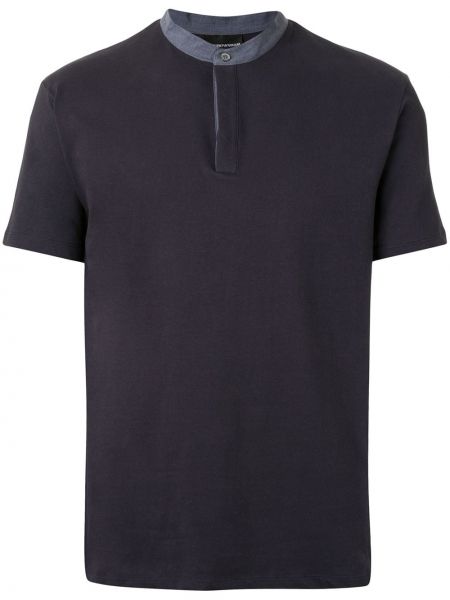 Poloskjorte Emporio Armani blå