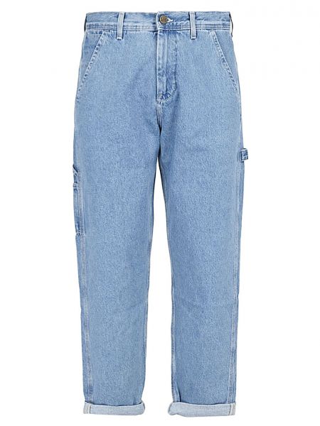 Jeans skinny di cotone Lee Jeans grigio