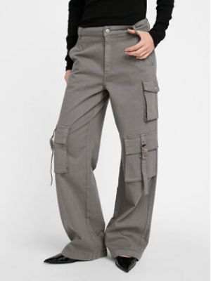 Pantalon large large Gestuz gris