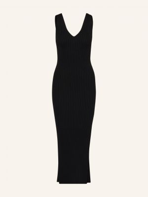 Dzianinowa sukienka długa Róhe czarna
