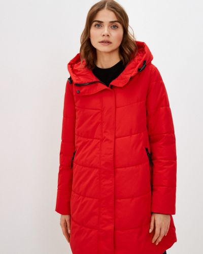 Утепленная демисезонная куртка Colin's красная