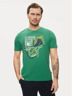 T-shirt de sport Puma vert