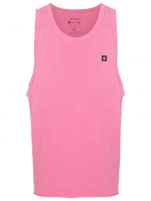 Bavlněná košile Osklen růžová