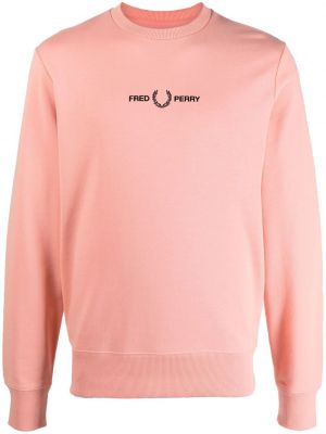 Rund hals sweatshirt Fred Perry rosa