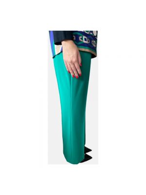 Pantalones plisados Clips verde
