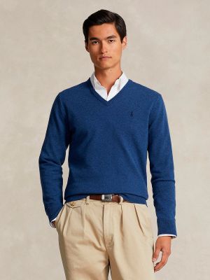 Jersey de lana de tela jersey Polo Ralph Lauren azul
