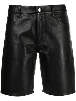Usnjene bermuda kratke hlače Zadig&voltaire črna