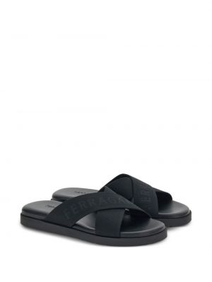 Sandale mit stickerei Ferragamo schwarz