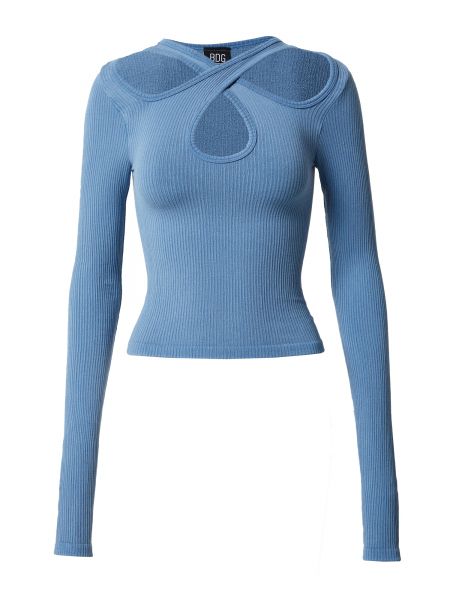 Tričko s dlhými rukávmi Bdg Urban Outfitters modrá
