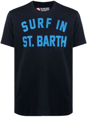 Camiseta con estampado Mc2 Saint Barth azul