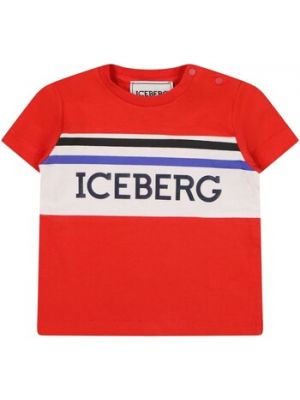 Koszulka z krótkim rękawem Iceberg czerwona