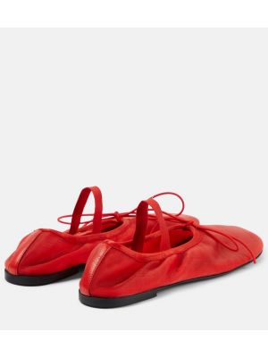 Pantofi cu toc plasă Proenza Schouler roșu