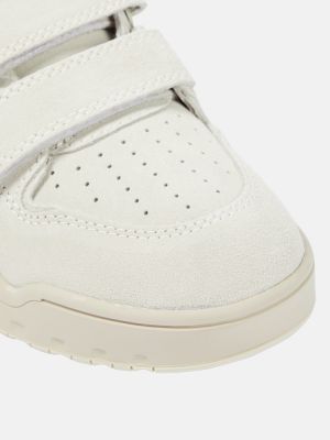 Sneakers in pelle scamosciata Isabel Marant bianco