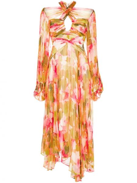 Midi haljina s cvjetnim printom s printom Acler