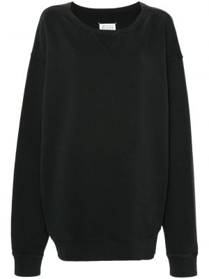 Sweatshirt aus baumwoll Maison Margiela schwarz