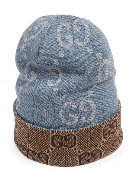 Beidseitig tragbare mütze Gucci blau