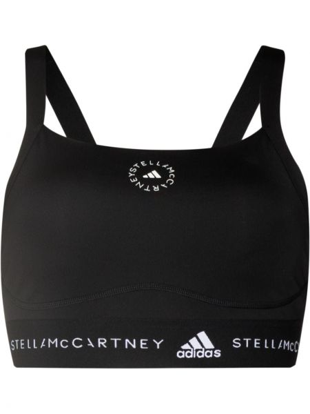 Športni modrček Adidas By Stella Mccartney črna