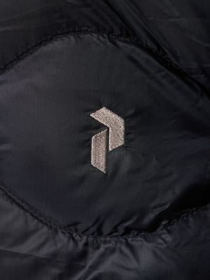 Páperová bunda s kapucňou Peak Performance čierna