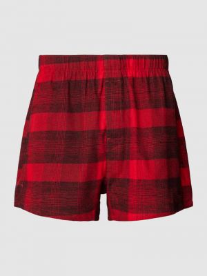 Bokserki w kratkę Calvin Klein Underwear czerwone