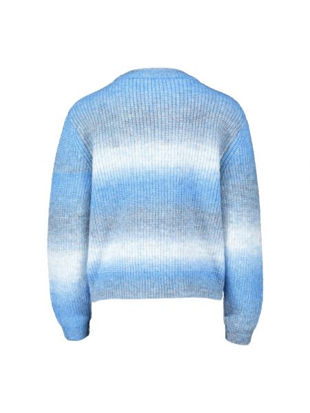 Sweter z okrągłym dekoltem casual Betty & Co niebieski