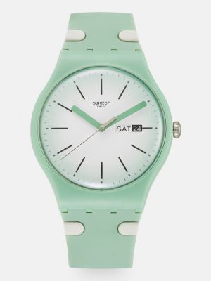 Часы Swatch зеленые