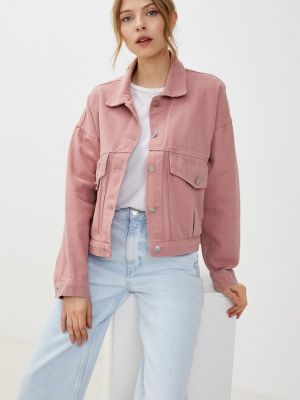 Джинсовая куртка Dorogobogato, розовая