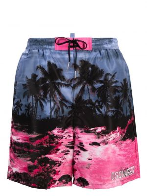 Kratke hlače s printom s tropskim uzorkom Dsquared2