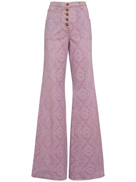 Flare jeans i bomull Etro