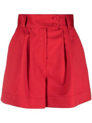Shorts taille haute Styland rouge