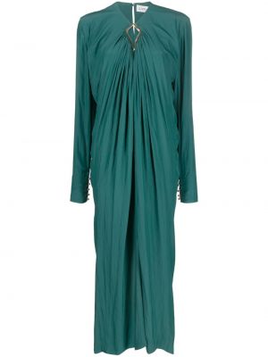 Drapované midi šaty Lanvin
