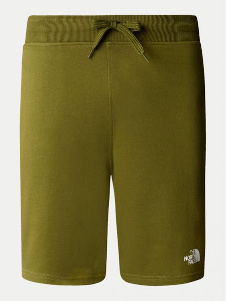 Priliehavé športové šortky The North Face zelená