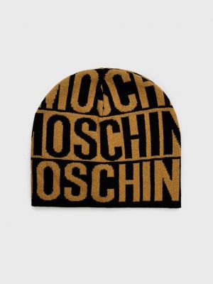 Шерстяная шапка Moschino желтая