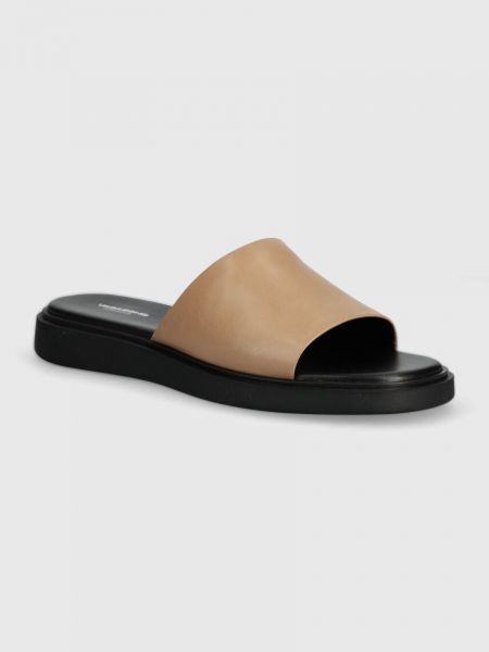 Sandale din piele cu platformă Vagabond Shoemakers bej