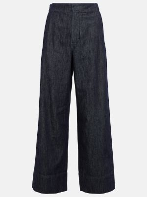Voľné džínsy s vysokým pásom 's Max Mara modrá