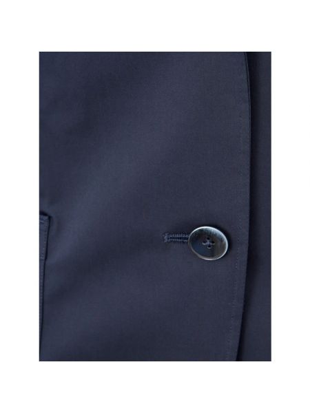 Blazer con botones de algodón con bolsillos Lardini azul