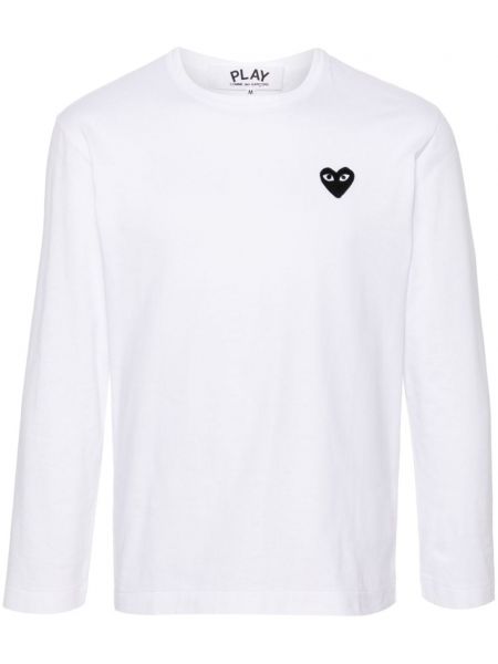 T-shirt Comme Des Garçons Play hvid