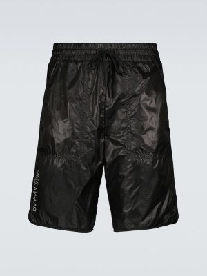 Shorts en nylon Moncler Grenoble noir