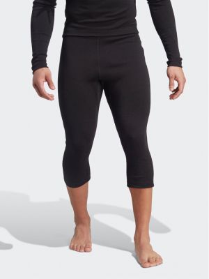 Slim fit termoaktivní spodní prádlo z merino vlny Adidas černé